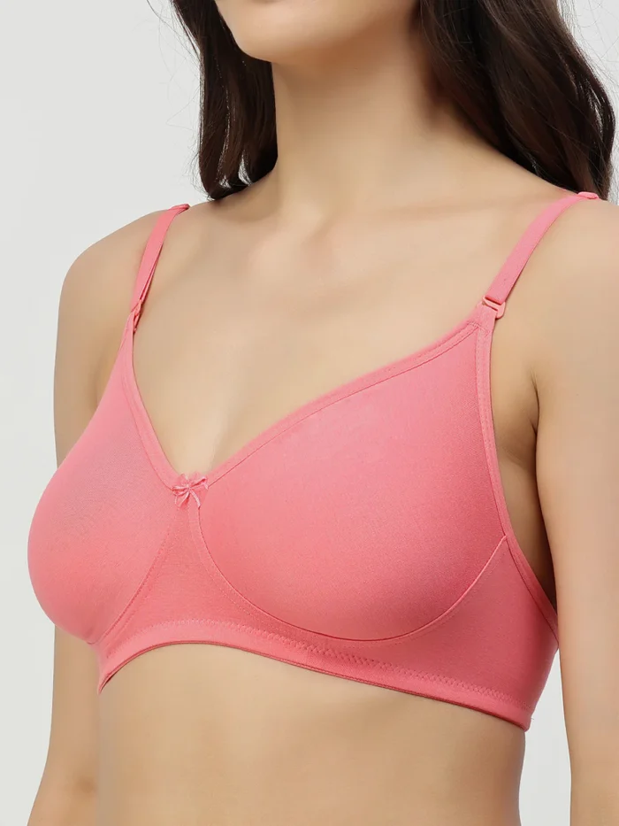 Floret Bra Alia in Rose - medium coverage | Seamless floret bra alia