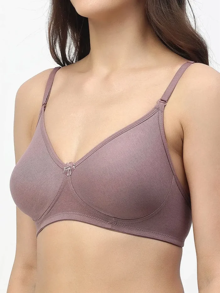 Floret Alia Seamless Medium Coverage Tshirt Bra in wood colour–Comfort & Support Redefined