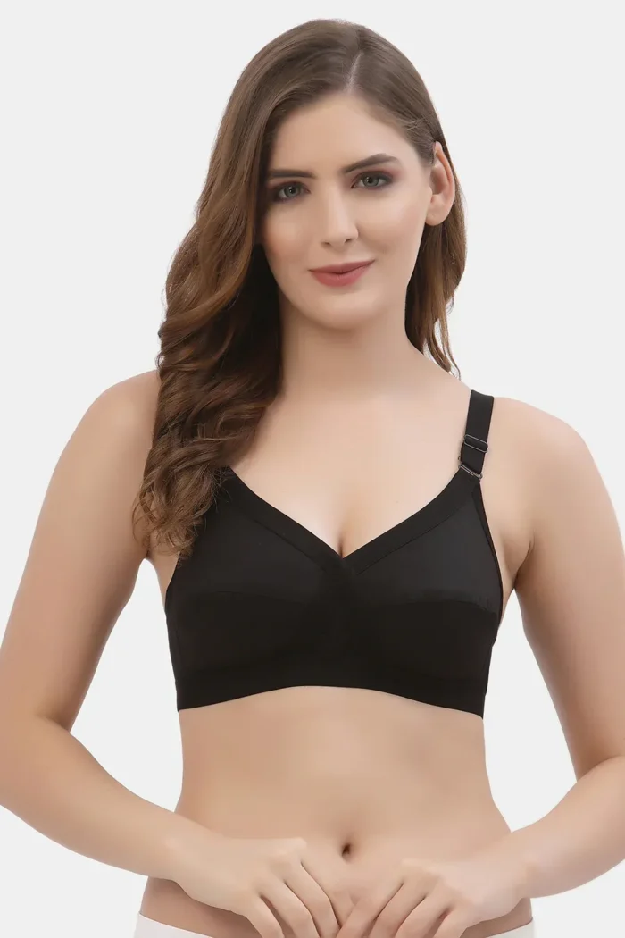 Floret Crossfit Full Coverage Cotton Bra black