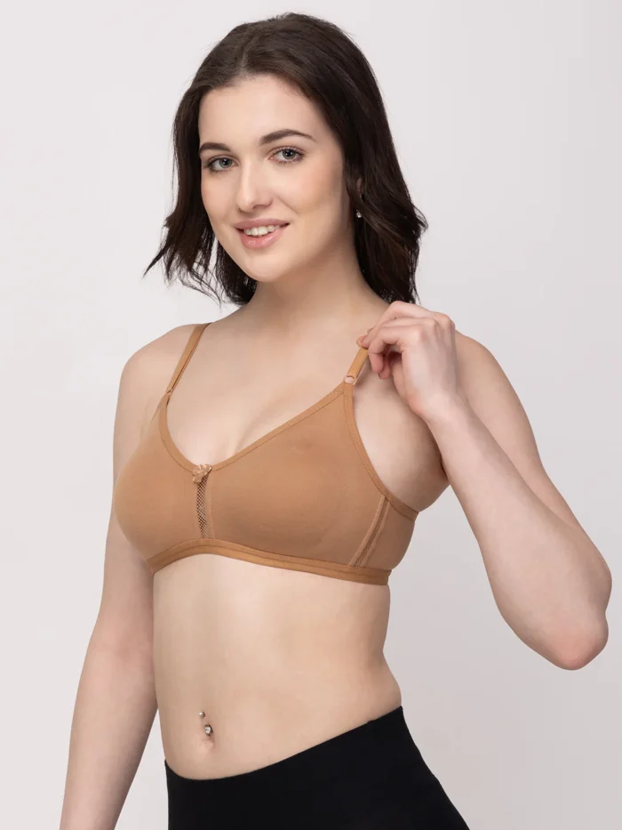 Floret Everyday Non Wired seamless Non Padded Bra Katrina Skin non padded bra