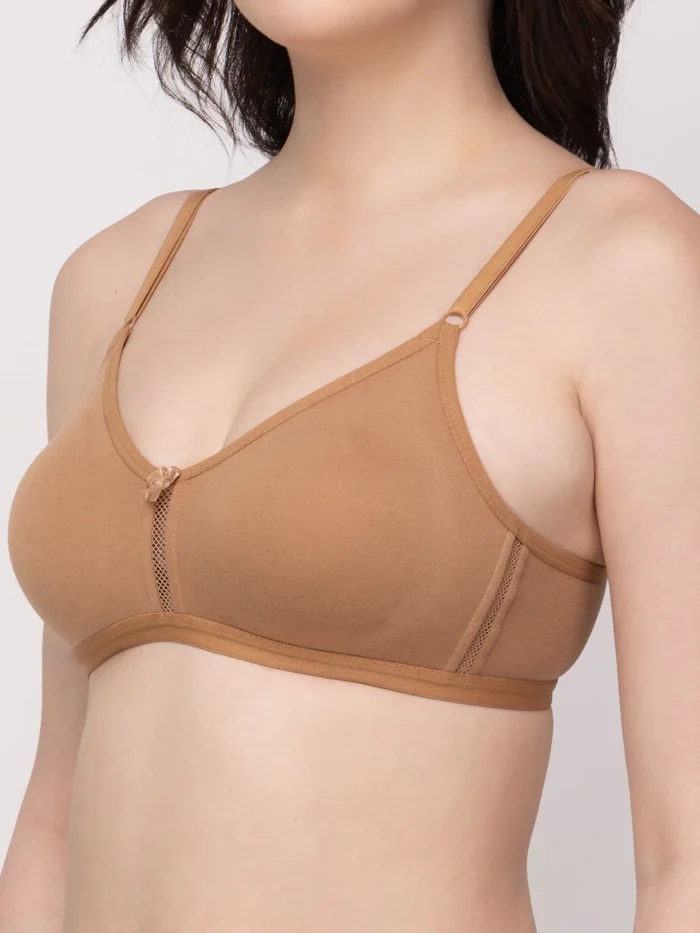 Floret Everyday Non Wired seamless Non Padded Bra Katrina Skin non padded bra