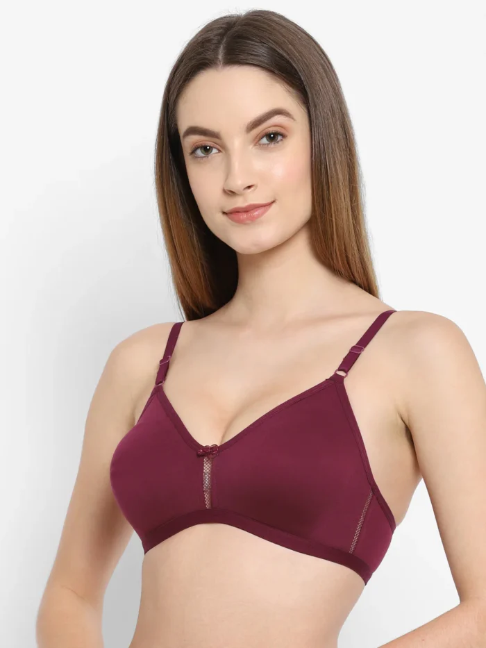 Floret Everyday Non-Wired Non-Padded TShirt Bra katrina in wine tshirt bra katrina