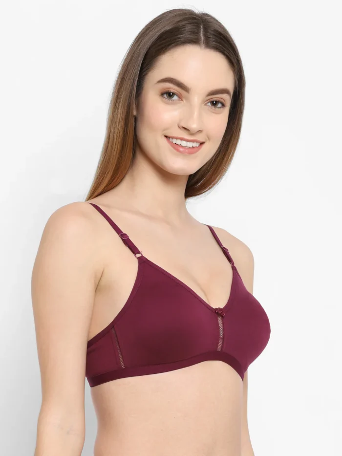 Floret Everyday Non-Wired Non-Padded TShirt Bra katrina in wine tshirt bra katrina