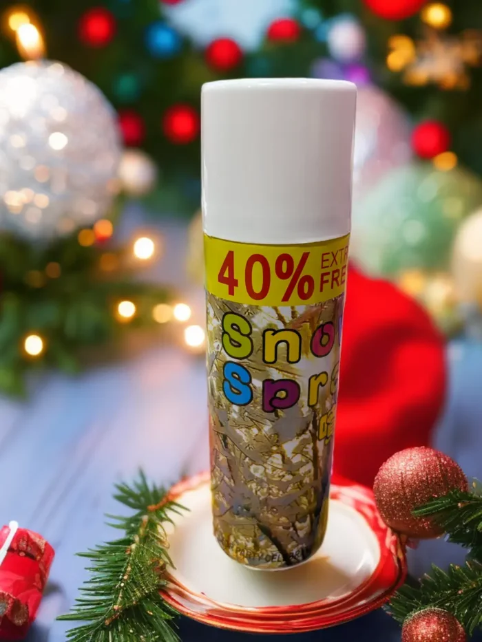 Snow Party Magic: Long-Lasting Fake Snow Spray Cans (Pack of 2) - Perfect for Celebrations & Events snow spray cans